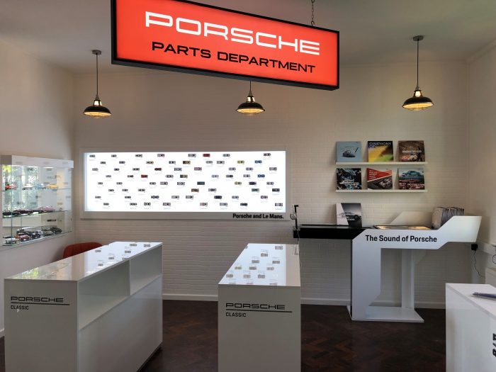 Porsche Display Stands for Exhibition